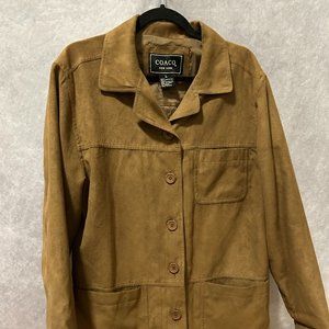 Vintage Brown Suede Jacket